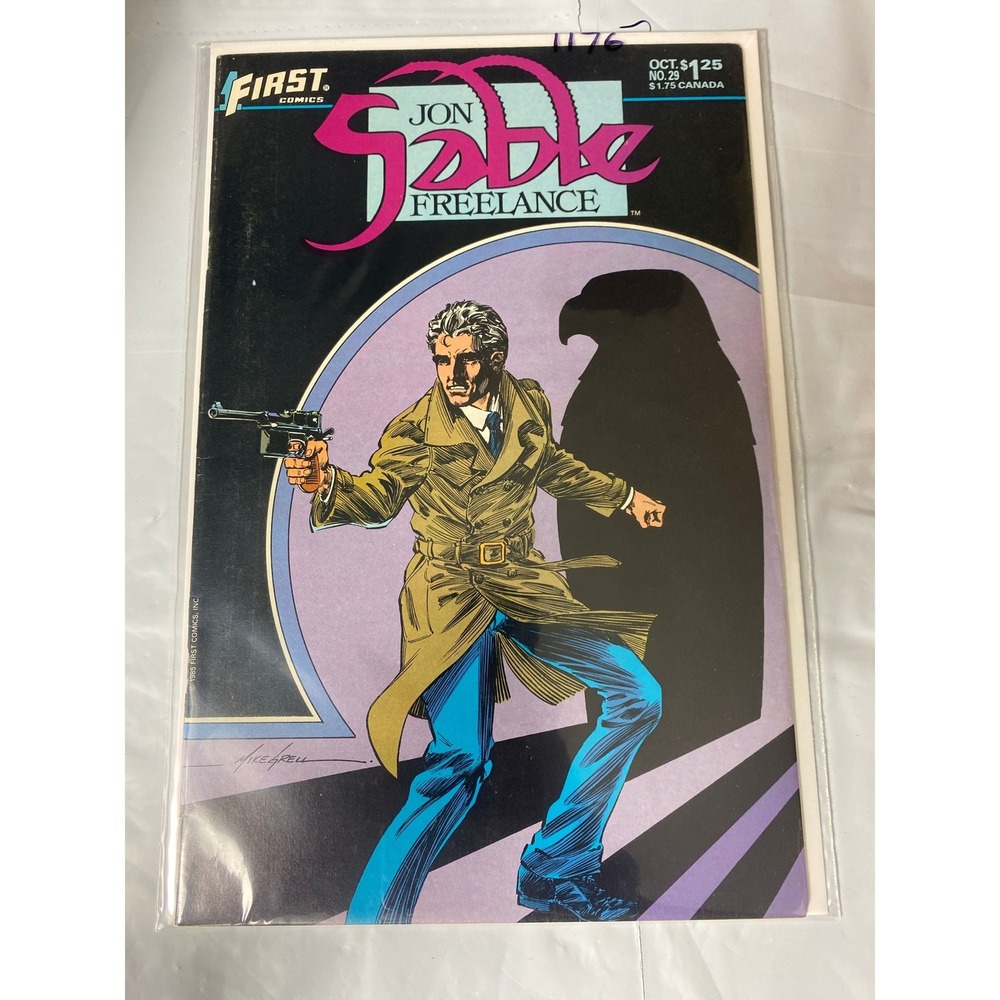 Jon Sable Freelance 29 First Comics Mike Grell October 1985‎ Copper Age Comic